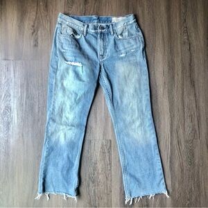 All Saints Vintage Blue Wide Leg Jeans
